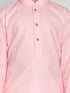 Vastramay Pink Baap Beta Kurta Pyjama Set